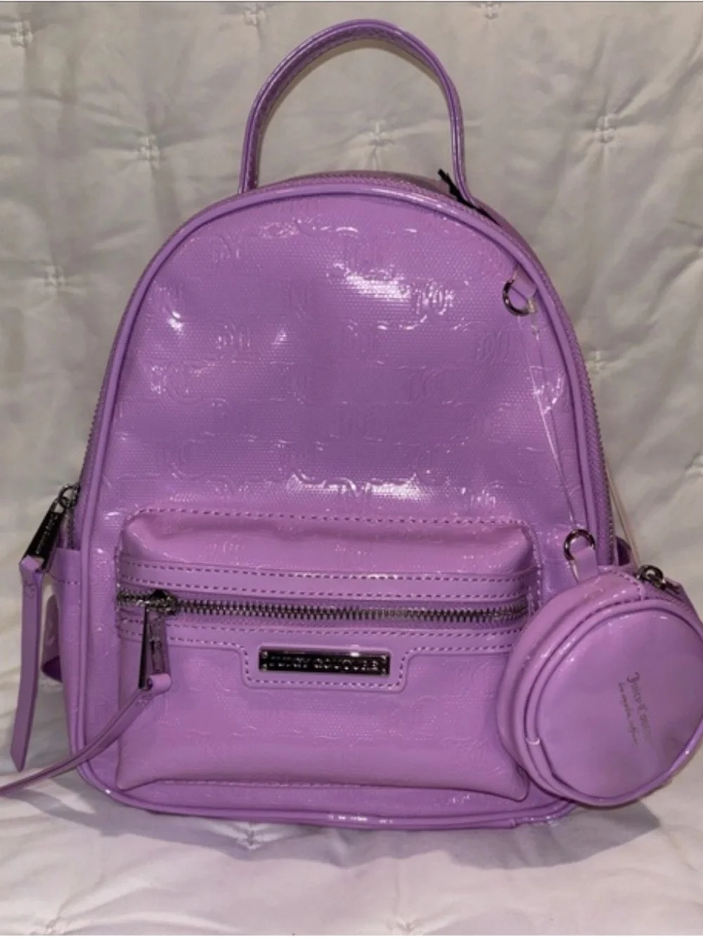 Juicy Couture LavenderBackpack with Coin Pouch *NWT